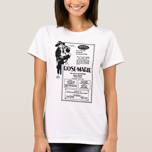 Joan Crawford Rose-Marie 1928 T-Shirt (Vorderseite)