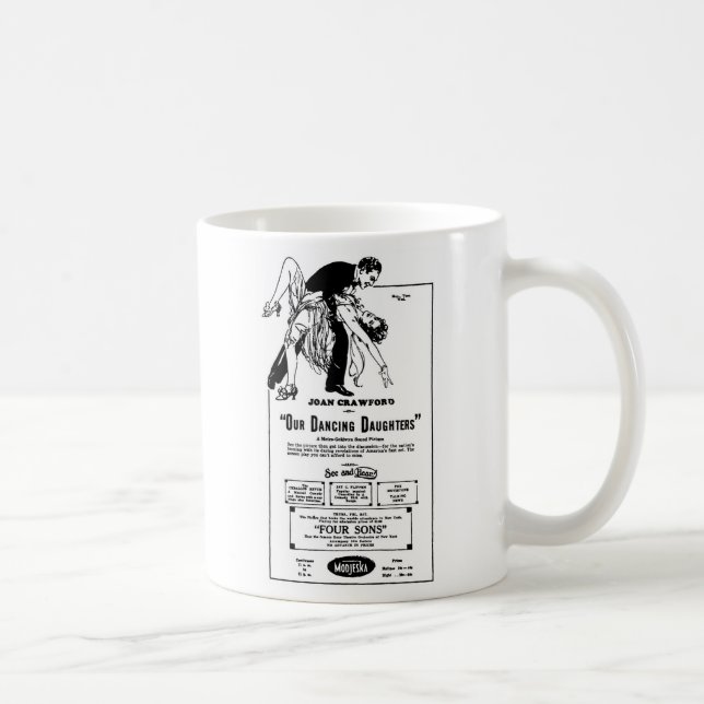 Joan Crawford UNSERE TANZEN-TÖCHTER 1928 Kaffeetasse (Rechts)