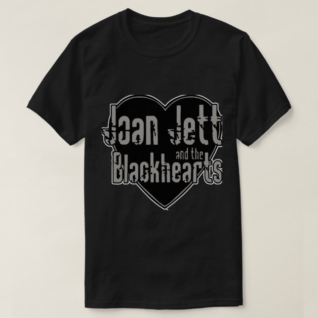 Joan Jett Music The Blackherts Classic T - Shirt (Design vorne)