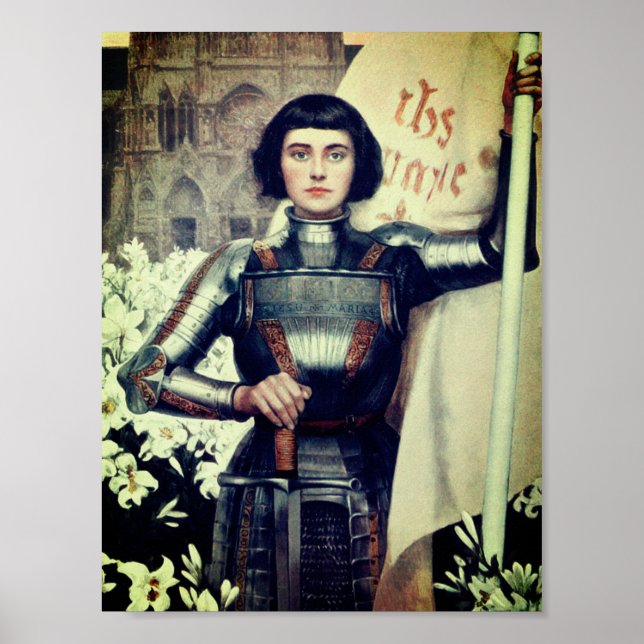 Joan of Arc (Albert Lynch Illustration) Poster (Vorne)