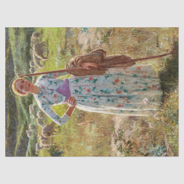 Joan of Arc by Gari Melchers Seidenpapier (Vorderseite)