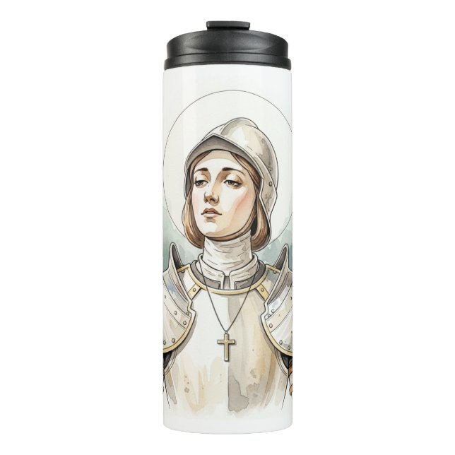 Joan of Arc , Catholic Gifts Thermosbecher (Vorderseite)