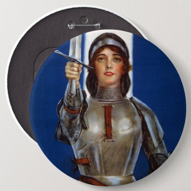 Joan of Arc: Das Dienstmädchen Orleans, Ritter Her Button (Vorne & Hinten)