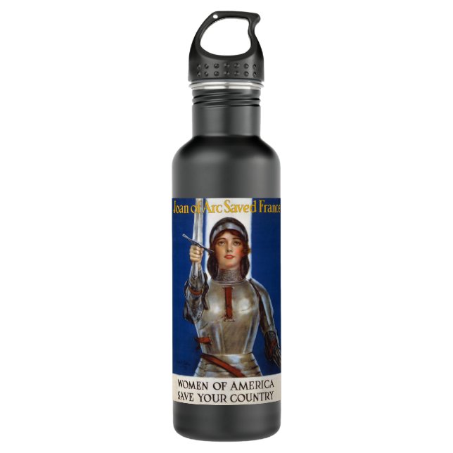 Joan of Arc: Das Dienstmädchen Orleans, Ritter Her Edelstahlflasche (Vorderseite)