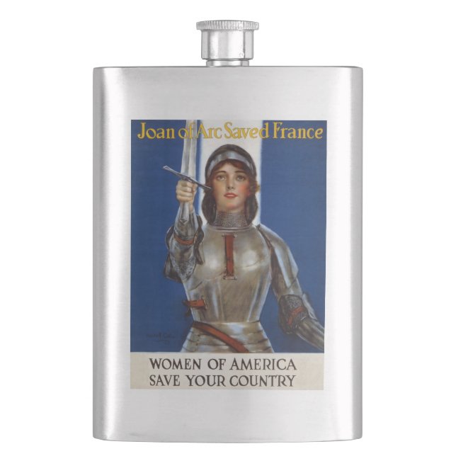 Joan of Arc: Das Dienstmädchen Orleans, Ritter Her Flachmann (Vorderseite)