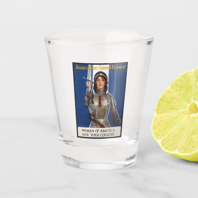Joan of Arc: Das Dienstmädchen Orleans, Ritter Her Schnapsglas (Vorderseite)
