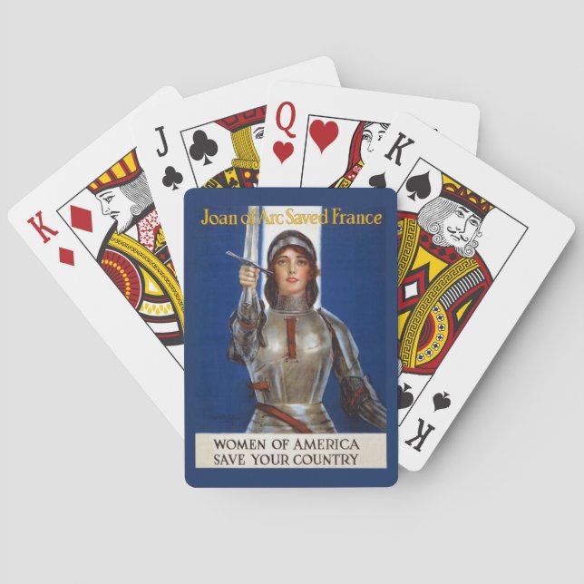Joan of Arc: Das Dienstmädchen Orleans, Ritter Her Spielkarten (Rückseite)