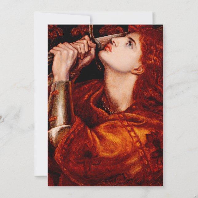 Joan of Arc Einladung (Vorderseite)