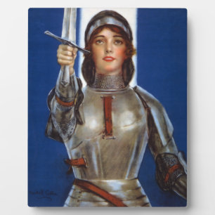 Joan of Arc French Heroine Knight National Hero Fotoplatte