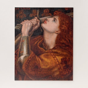 Joan of Arc (Portrait) (von Dante Gabriel Rossetti