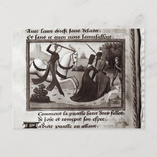 Joan of Arc Postkarte (Vorderseite)
