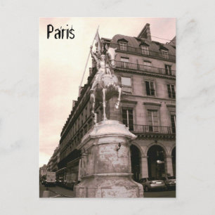 Joan-of-Arc-Statue Paris Postkarte