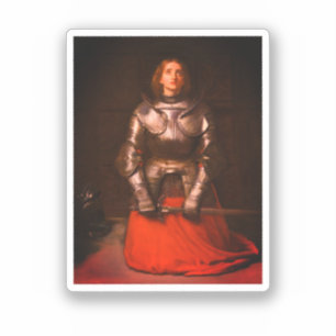 Joan of Arc von John Everett Millais Aufkleber