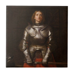 Joan of Arc (von John Everett Millais) Fliese