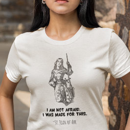 Joan von Arc katholischen Heiligen Ich bin nicht s T-Shirt