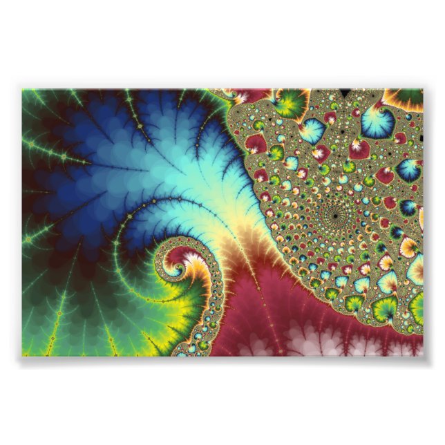 Joanie 50 Fraktal Art Fotodruck (Vorne)