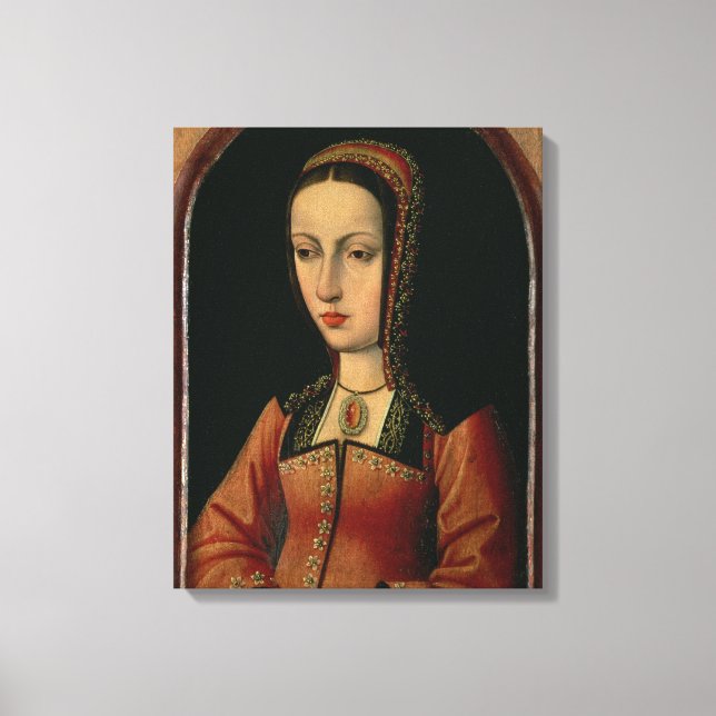 Joanna oder Juana `The Mad' von Kastilien Leinwanddruck (Vorderseite)