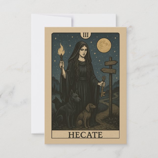 JOAO fan art Hecate Dankeskarte (Vorderseite)