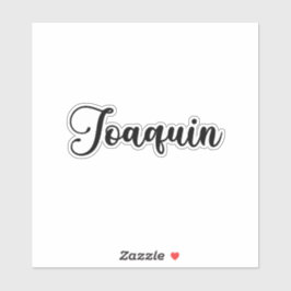 Joaquin Name - Handgeschriebene Kalligrafie Aufkleber