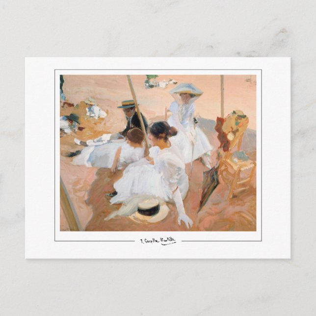 Joaquín Sorolla #17 - Fine Art Postcard Postkarte (Vorderseite)