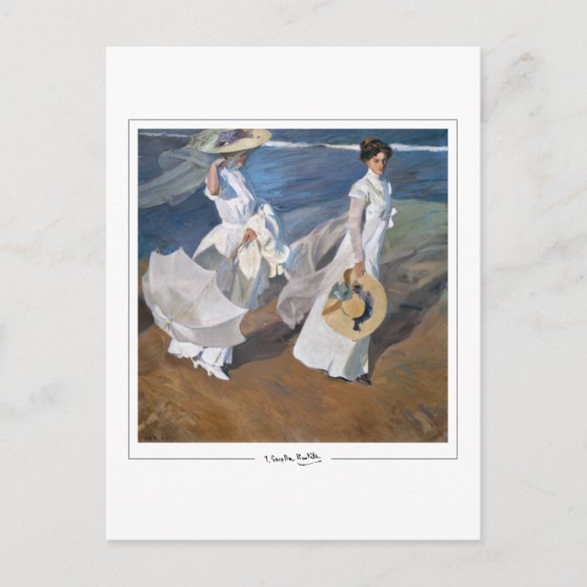 Joaquín Sorolla #19 - Fine Art Postcard Postkarte (Vorderseite)