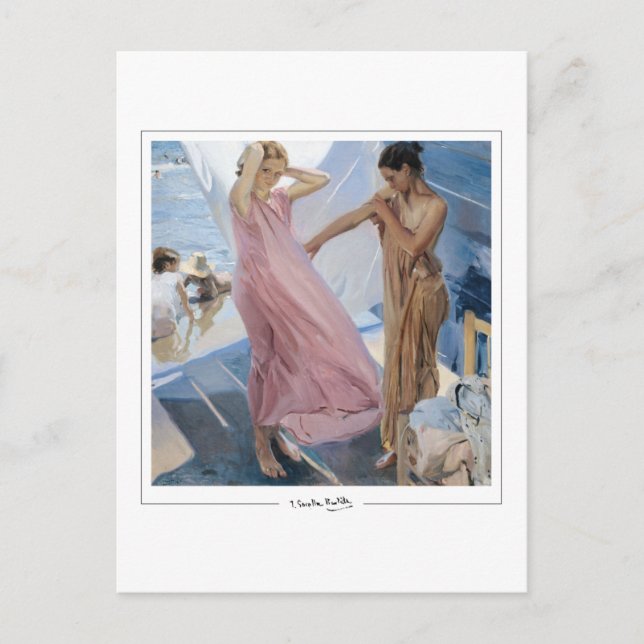 Joaquín Sorolla #27 - Fine Art Postcard Postkarte (Vorderseite)