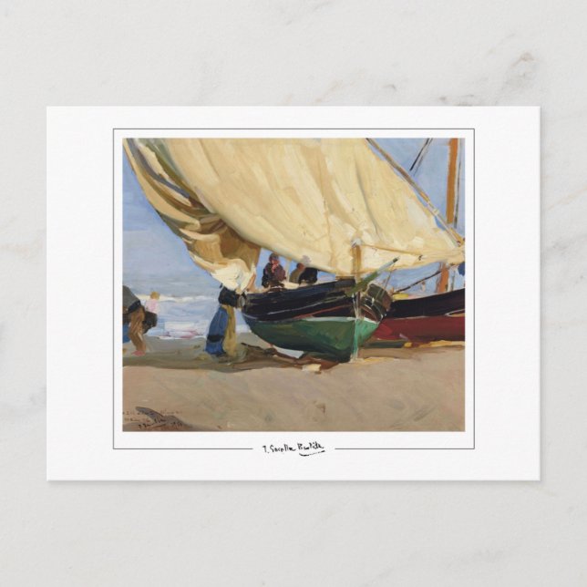 Joaquín Sorolla #338 - Fine Art Postcard Postkarte (Vorderseite)