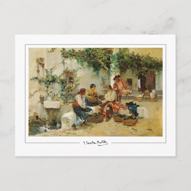 Joaquín Sorolla #442 - Carte postale Art (Devant)