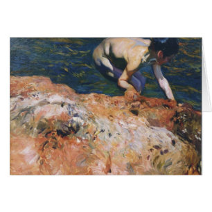 Joaquín Sorolla-, das nach Schalentieren sucht