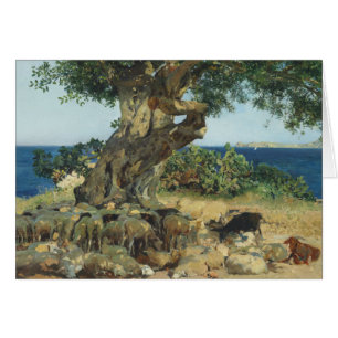 Joaquin Sorolla - der Johannisbrotbaum-Baum
