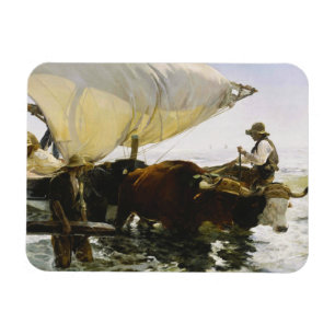 Joaquin Sorolla - Die Rückkehr aus der Fischerei Magnet