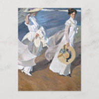Joaquin Sorolla - Frauen laufen am Strand