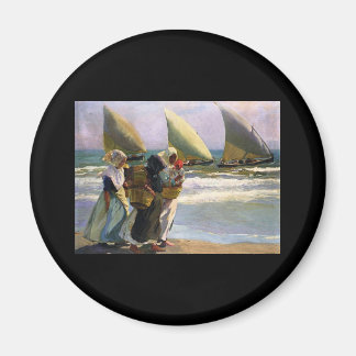 Joaquín Sorolla y Bastida Drei Segel Magnet