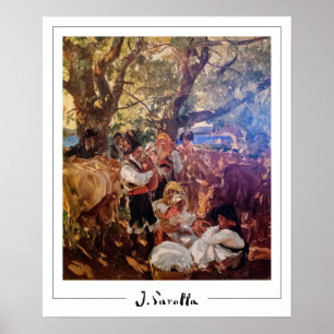 Joaquín Sorolla Zedign Art Poster #79
