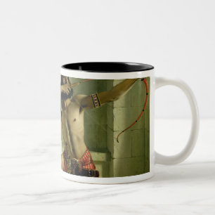 Joash, das den Pfeil von Befreiung, 1844 schießt Zweifarbige Tasse