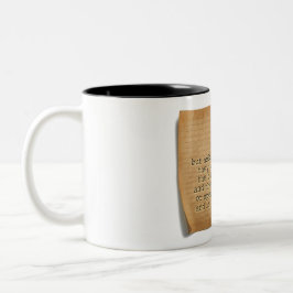 JOB 12:7 - Coffee Mug Zweifarbige Tasse