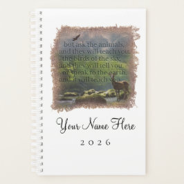 Job 12:7 - Personalized Day Planner Planer