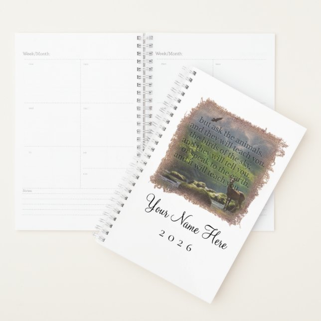 Job 12:7 - Personalized Day Planner Planer (Anzeige)