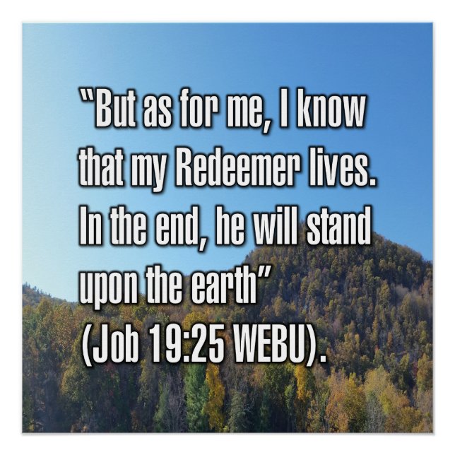 Job 19:25 WEBU Poster (Vorderseite)