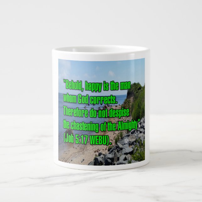 Job 5:17 WEBU Tasse (Vorderseite)