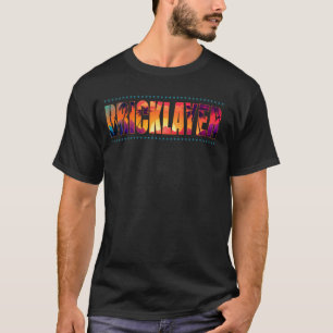Job Titel Beruf Schnurrbart Retro Men W T-Shirt