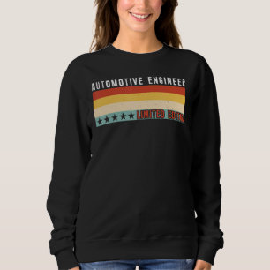 Job Title Professionals für Automobilingenieure Sweatshirt