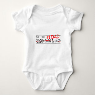 Job-Vater-registrierte Krankenschwester Baby Strampler