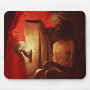 Job verspottet von seiner Ehefrau Mousepad