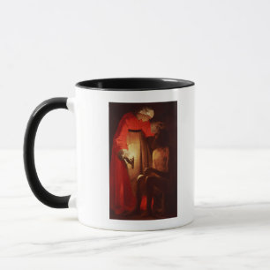 Job verspottet von seiner Ehefrau Tasse