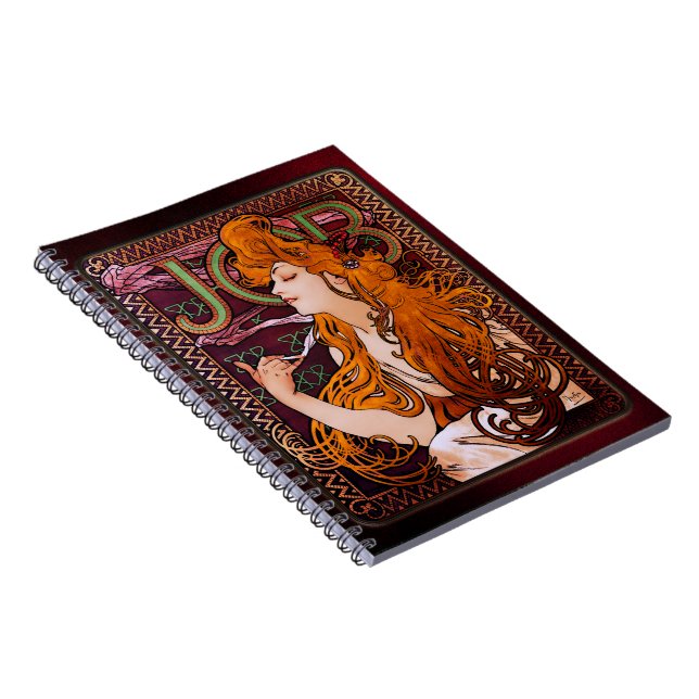 JOB von Alphonse Mucha Notizblock (Rechte Seite)