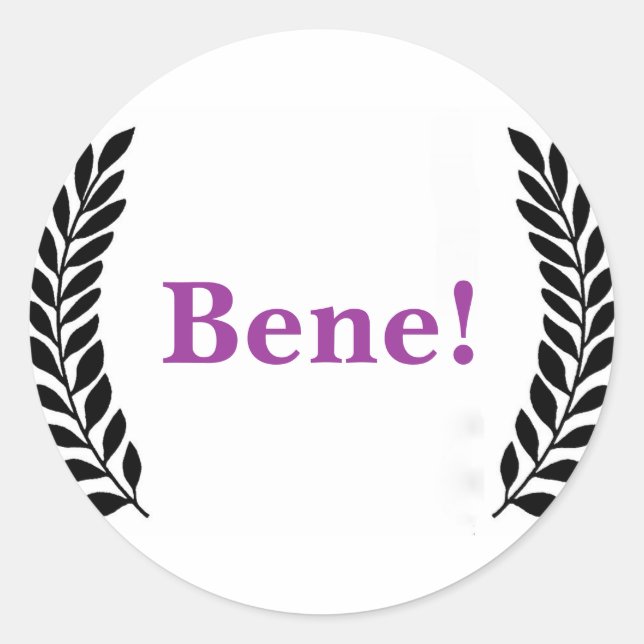 Job Well Done Stickers für lateinische Lehrer! (Vorderseite)