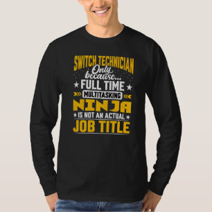Jobbezeichnung des Technikers wechseln T-Shirt