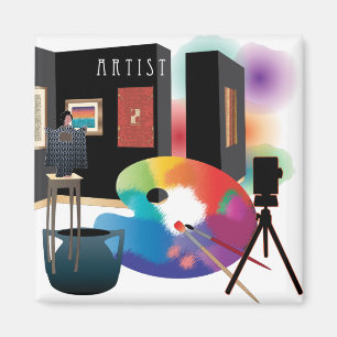 Jobs Artist Magnet