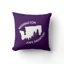 Job's Daughters Washington - Kissen